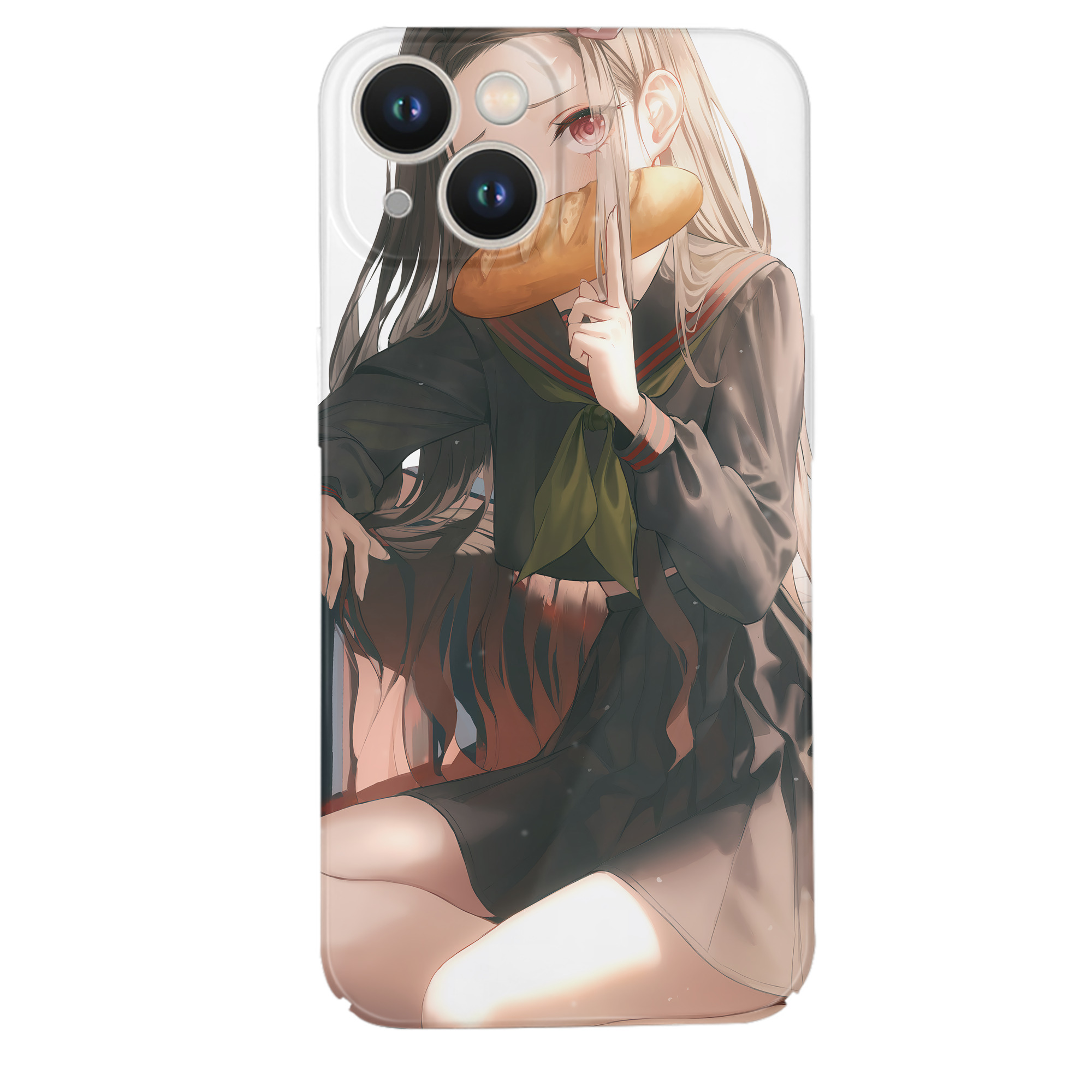 （画像用） 鬼滅の刃（きめつのやいば）竈門 禰󠄀豆子／かまど ねずこ Kamado Nezuko 【iPhone 14シリーズ対応】ハードケース